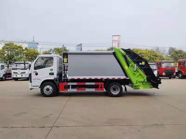 國六東風6方壓縮式垃圾車